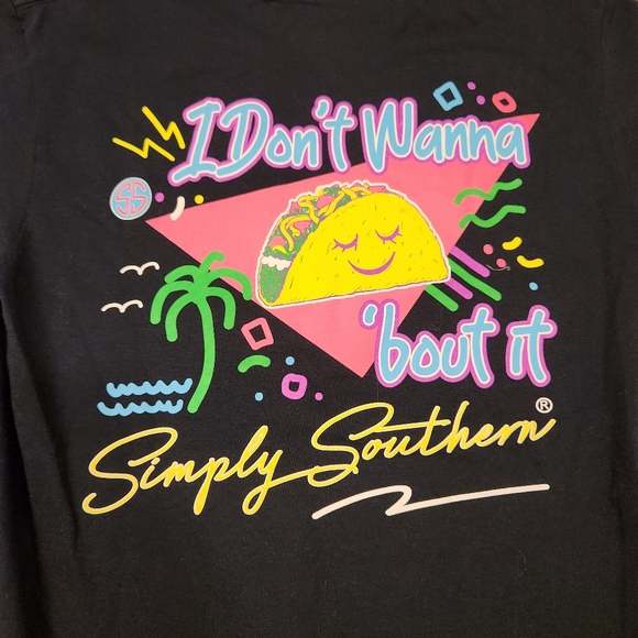 Simply Southern - I Don't Wanna Taco About It Ladies Women's Shirt Size Small - Picture 6 of 6